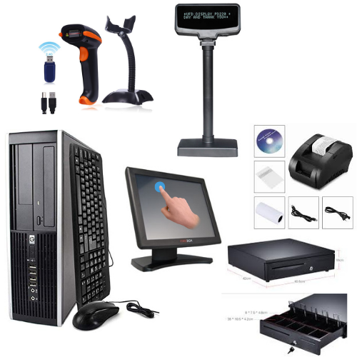 Touch Screen Best Deal  POS Point of Sale System Intel Core  Combo Kit Retail Store