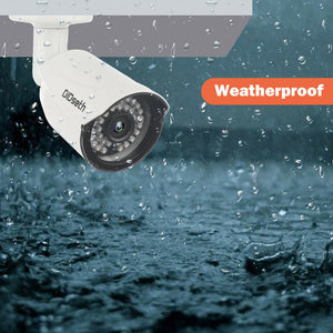 OUTDOOR-INDOOR Surveillance Cameras system, dvr kit, security camera 4 CH H.264 Smartphone