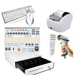 Point of Sale POS system Includes Software Barcode Scanner Thermal Printer Cash